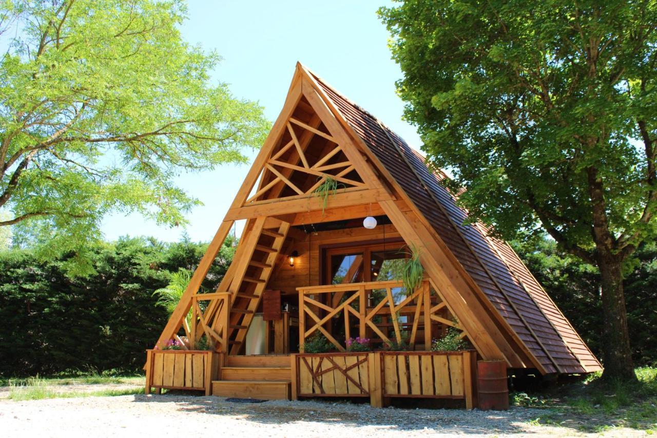 Habitat Createur - Hebergements Insolites Au Camping Municipal "Les Ecureuils" Recoubeau-Jansac Εξωτερικό φωτογραφία