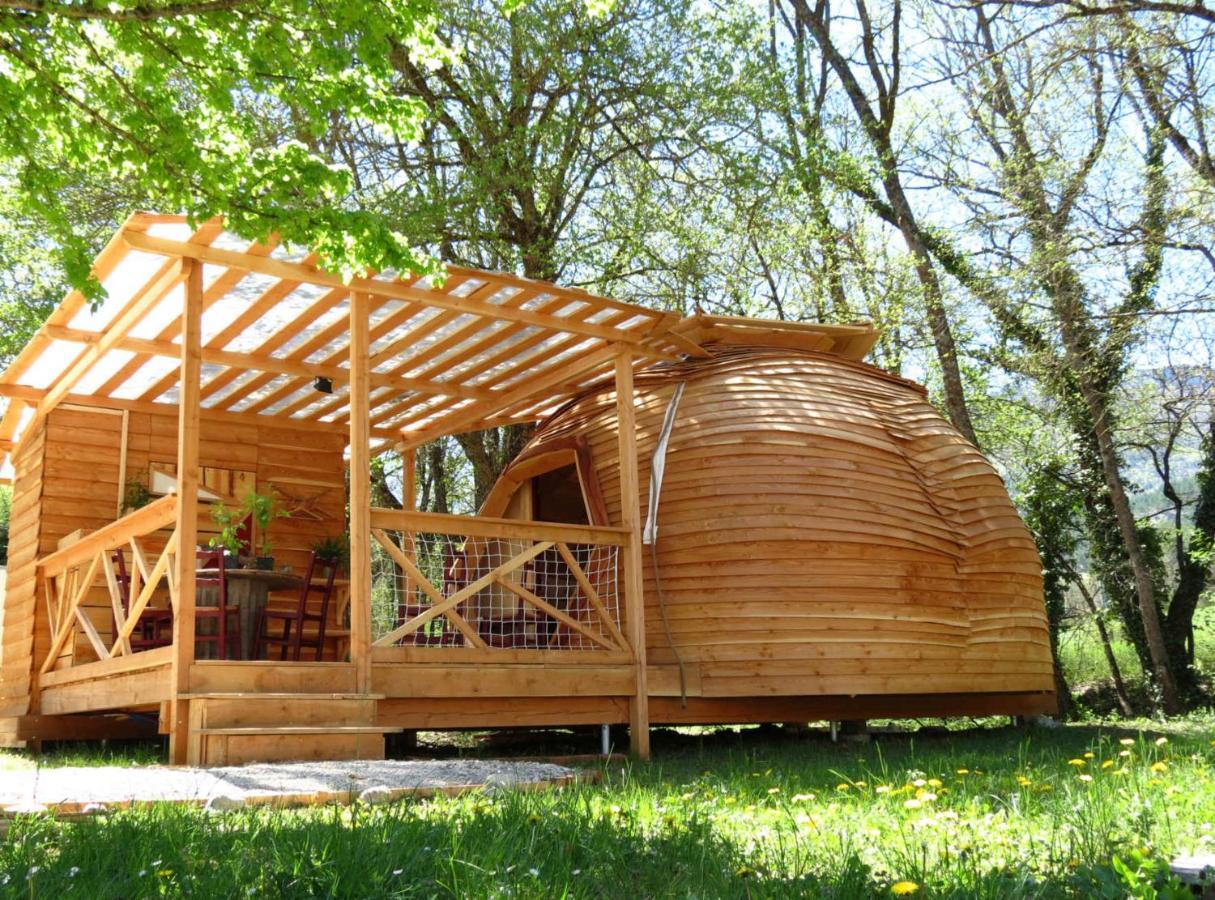 Habitat Createur - Hebergements Insolites Au Camping Municipal "Les Ecureuils" Recoubeau-Jansac Εξωτερικό φωτογραφία