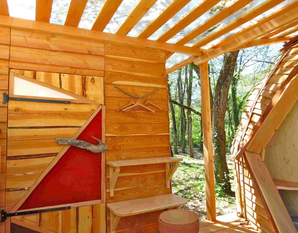 Habitat Createur - Hebergements Insolites Au Camping Municipal "Les Ecureuils" Recoubeau-Jansac Εξωτερικό φωτογραφία