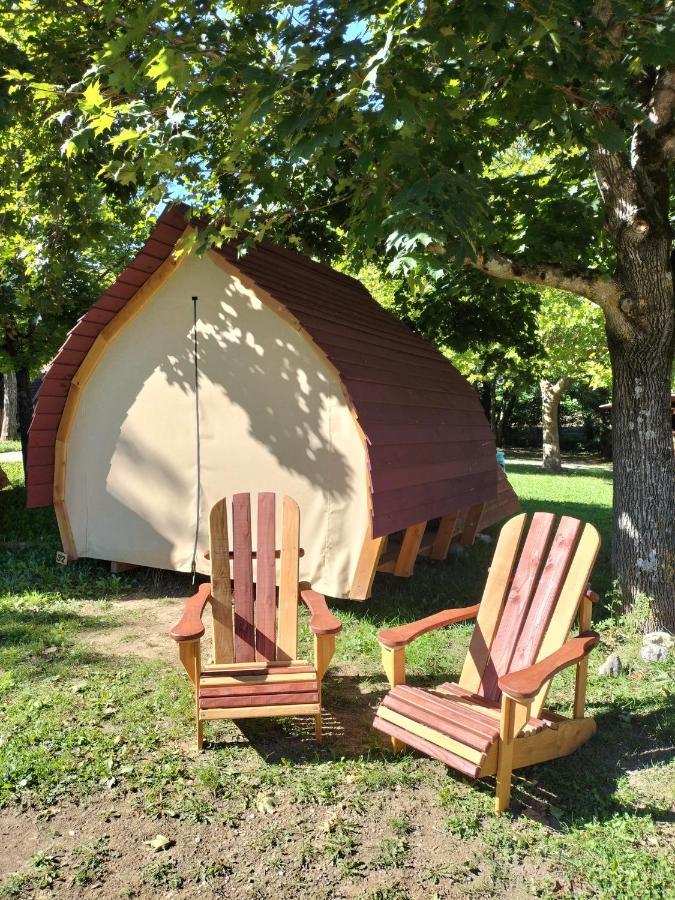 Habitat Createur - Hebergements Insolites Au Camping Municipal "Les Ecureuils" Recoubeau-Jansac Εξωτερικό φωτογραφία